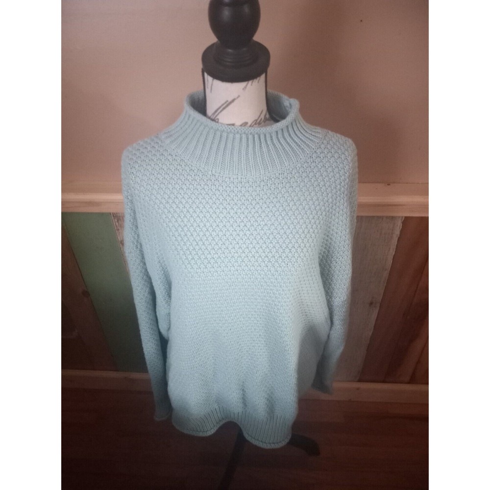 ZESICA Women's Fall Long Sleeve Turtleneck Casual Loose Chunky Knitted Pullover